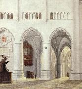 Pieter Jansz Saenredam Interior of the Church of St Bavo at Haarlem USA oil painting artist